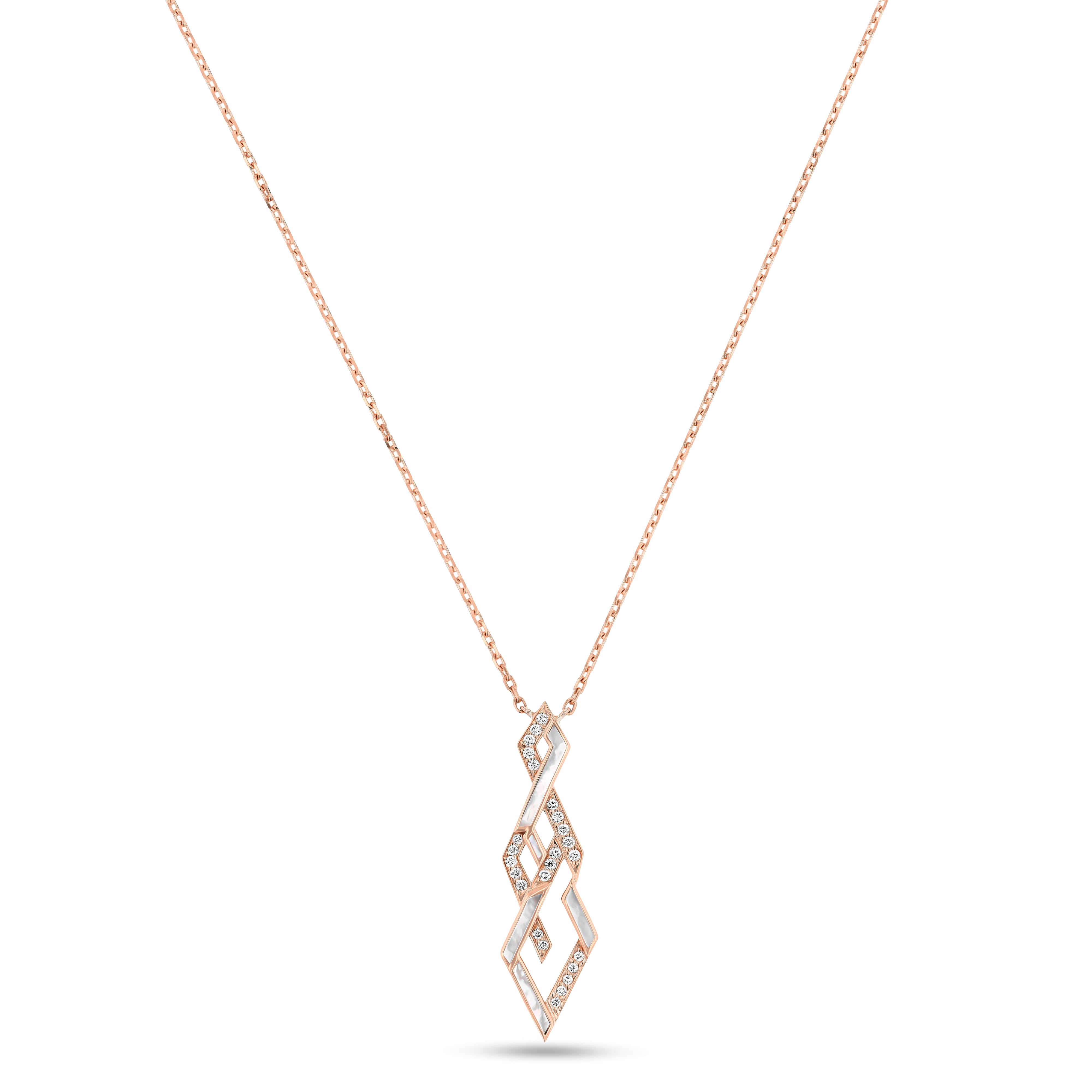 Eternity Noor Drop Pendant – Rose Gold
