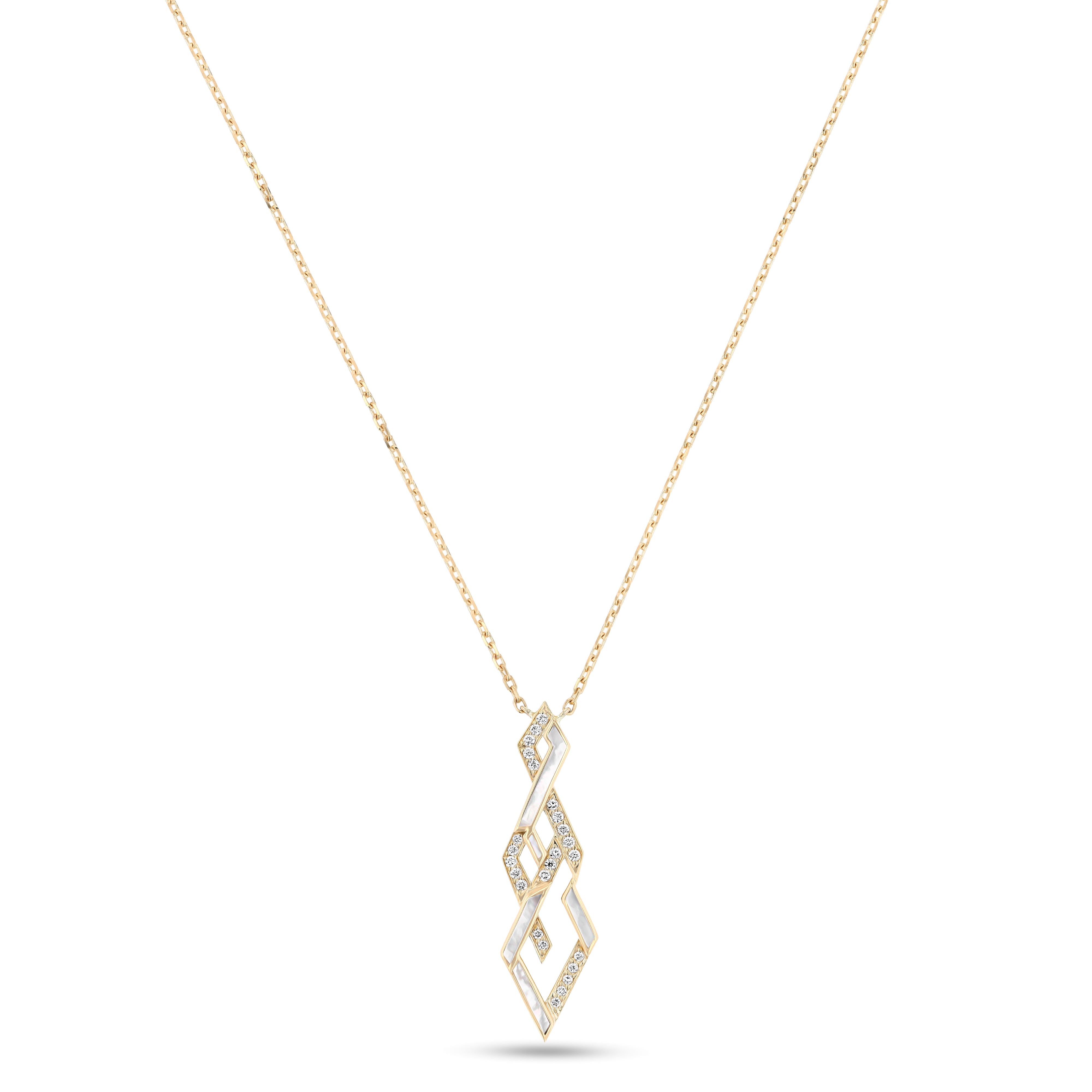 Eternity Noor Drop Pendant – Yellow Gold