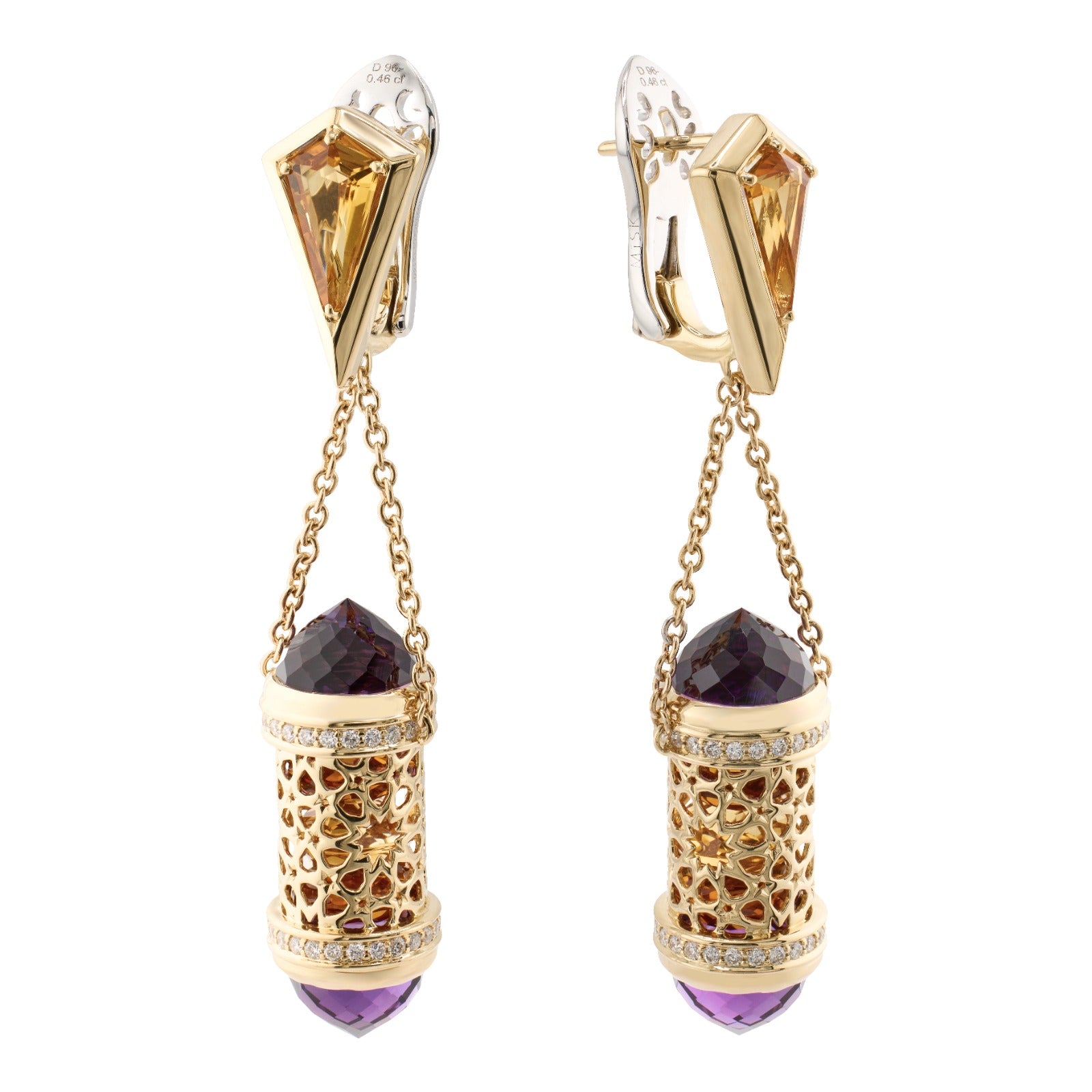 Minara Amethyst Earrings