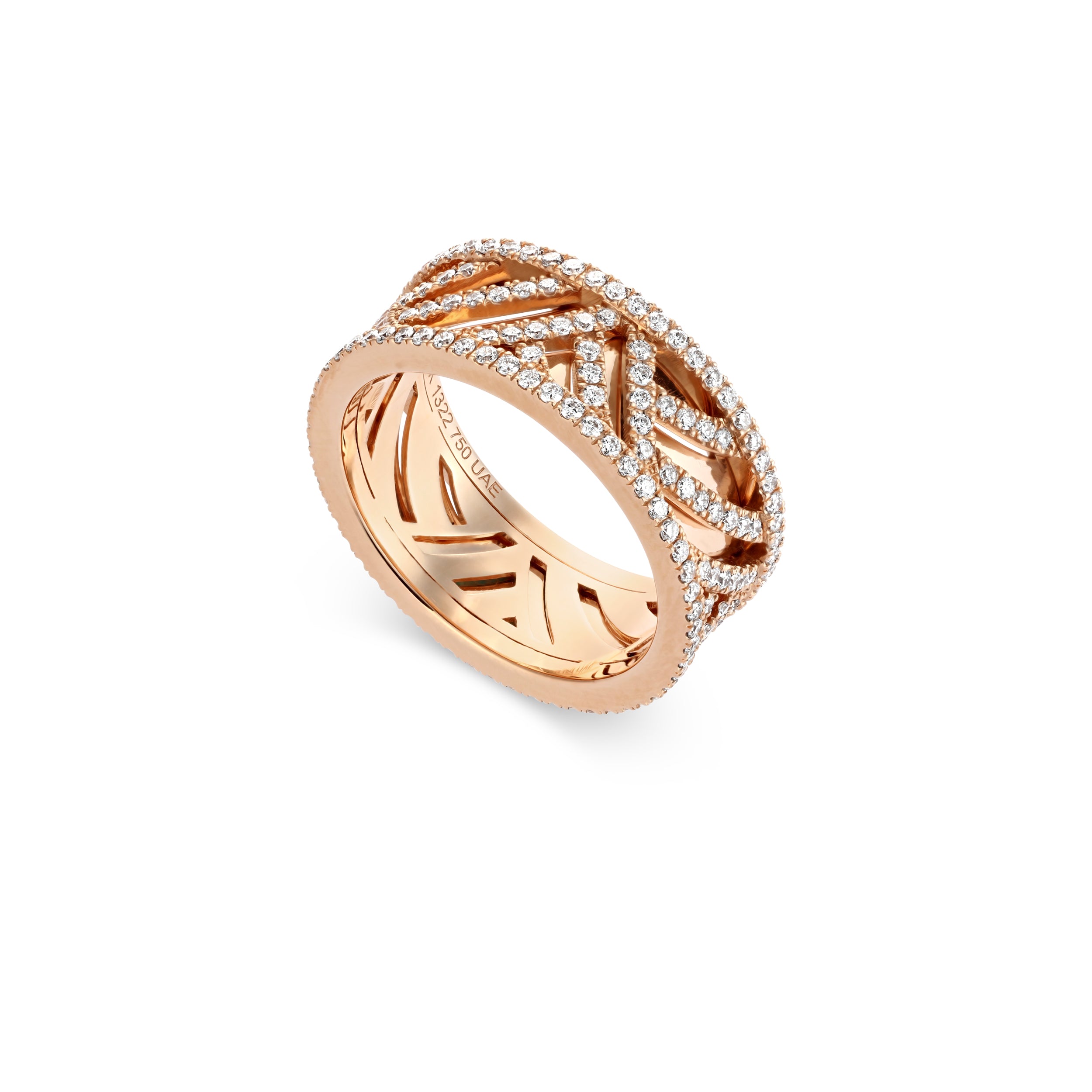 Palm Full Diamond Band