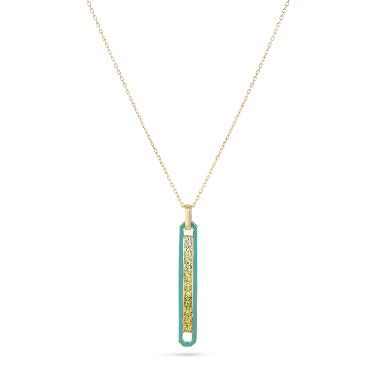 BOHO Long Pendant#Gold_Yellow Gold