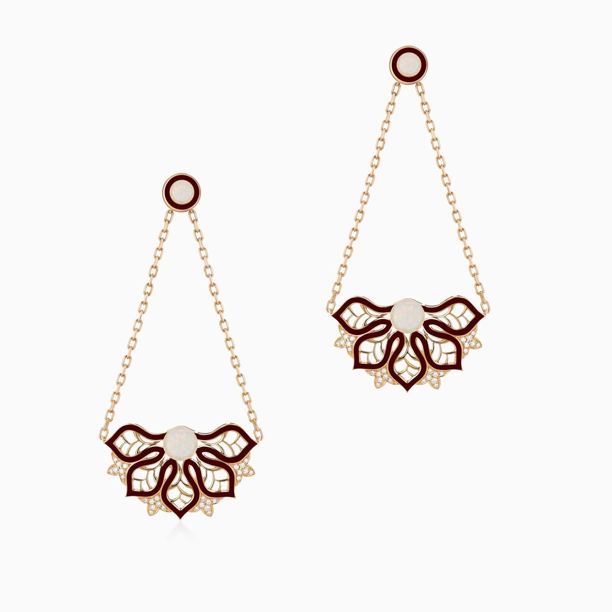 AURA Rise Earrings Medium#Gold_Yellow Gold