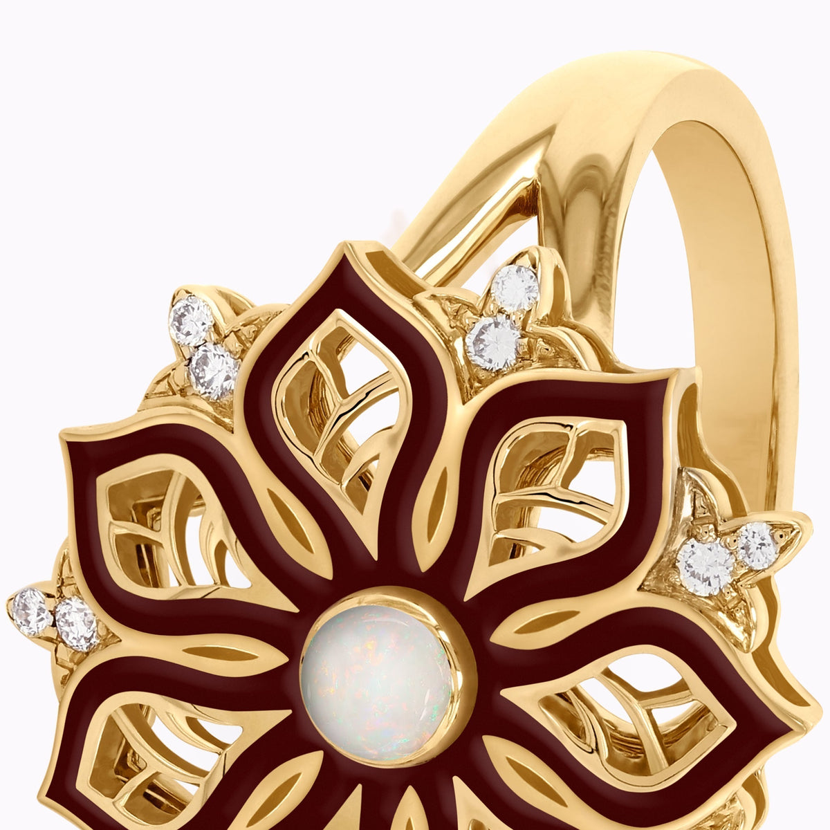 AURA Bloom Ring#Gold_Yellow Gold