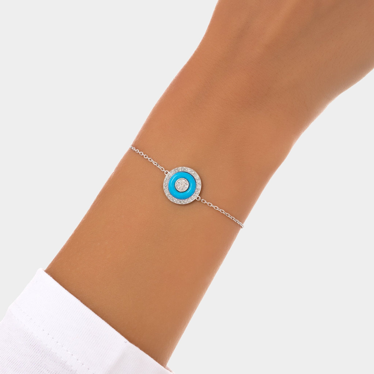 BOHO Earth Bracelet Medium#Gold_White Gold
