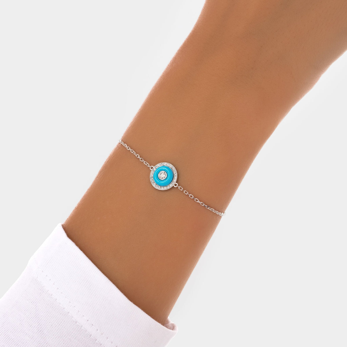 BOHO Earth Bracelet Small#Gold_White Gold