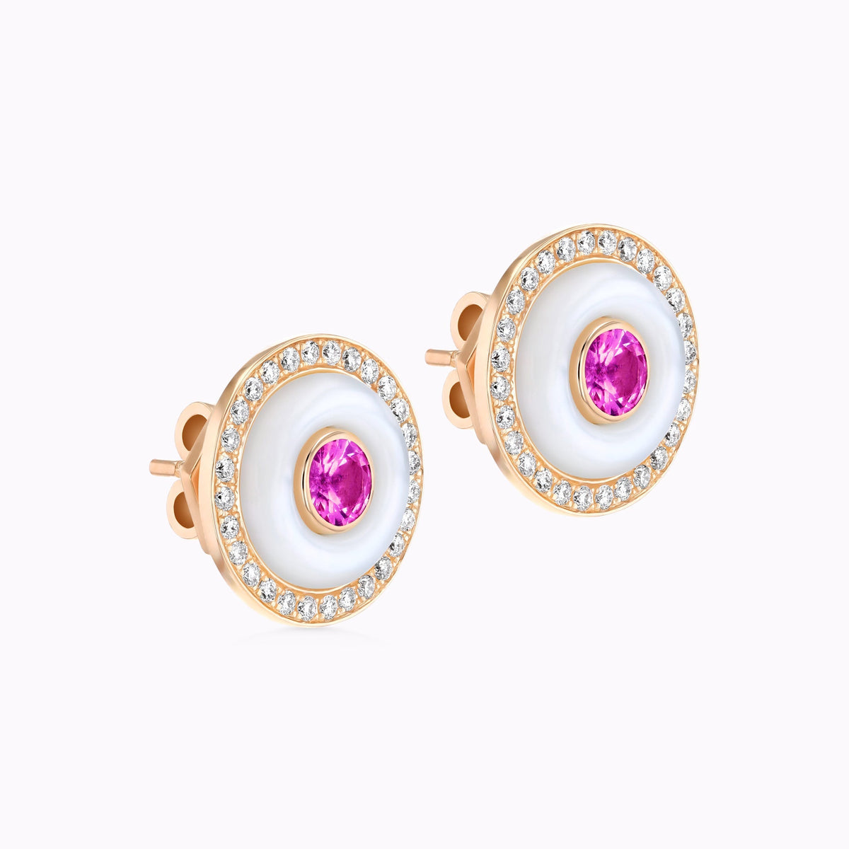 BOHO Earth Earrings Medium#Gold_Rose Gold