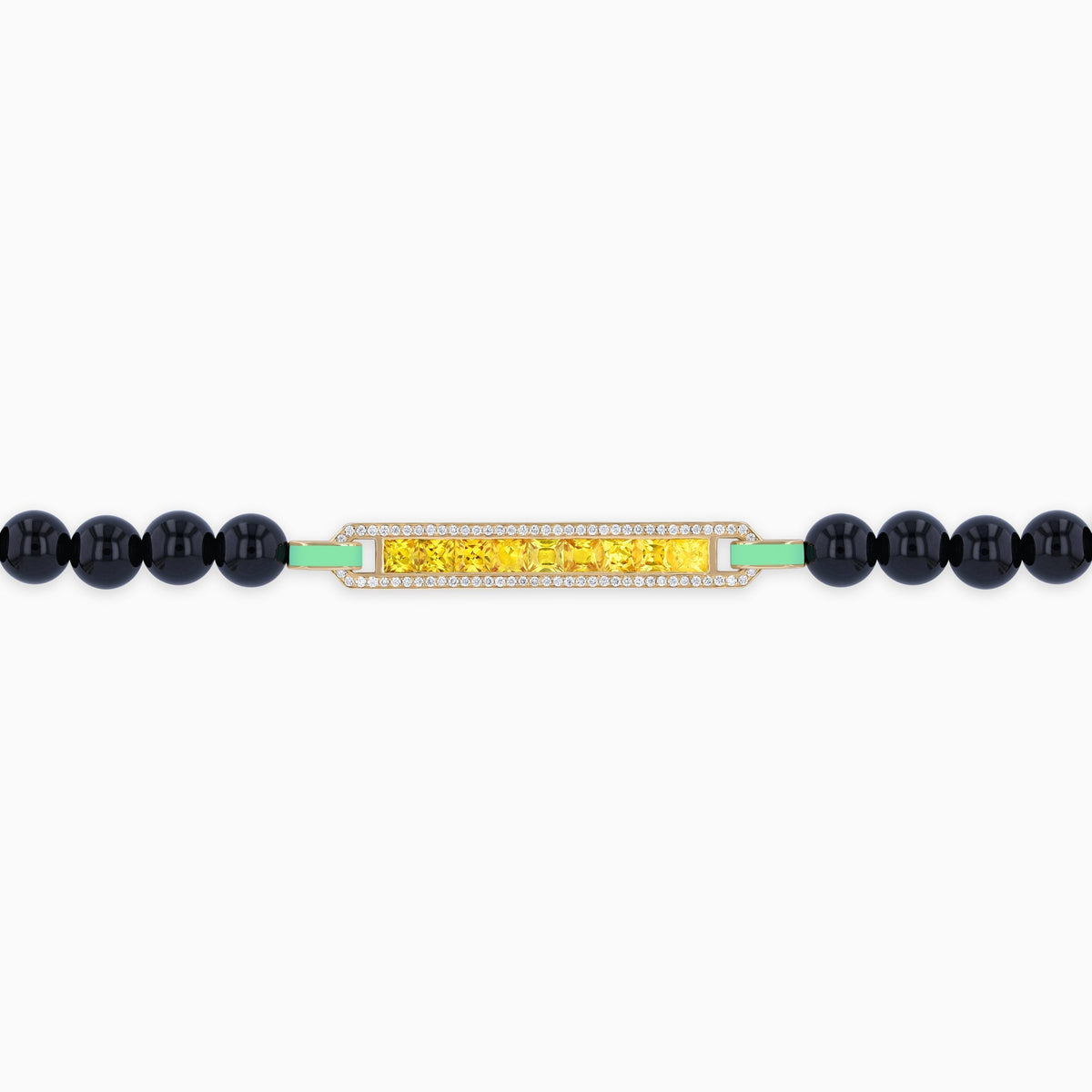 BOHO Beads Necklace#Gold_Yellow Gold