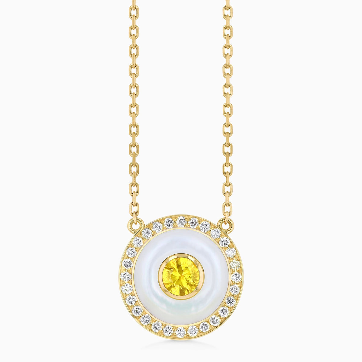BOHO Earth Pendant Medium#Gold_Yellow Gold