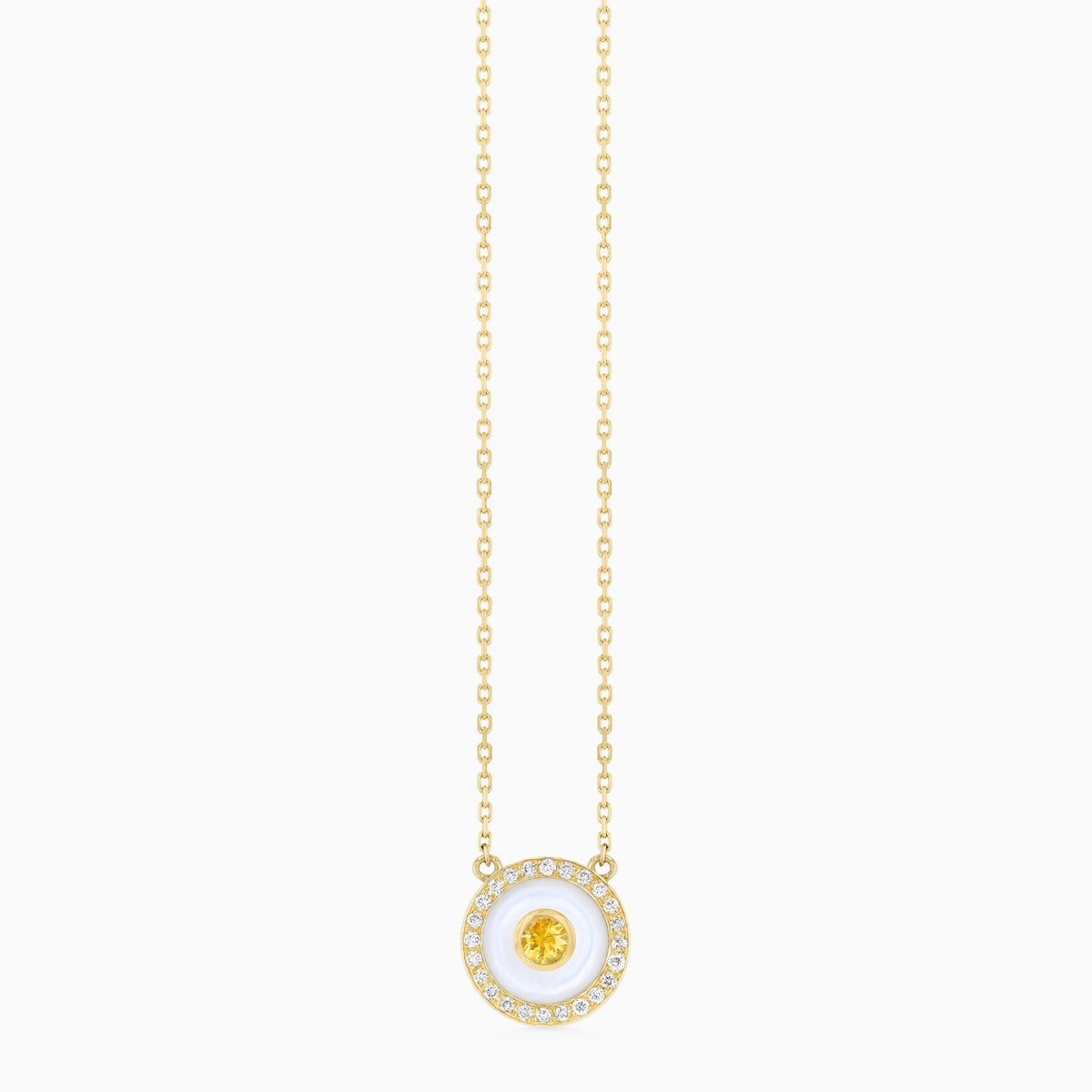 BOHO Earth Pendant Small#Gold_Yellow Gold