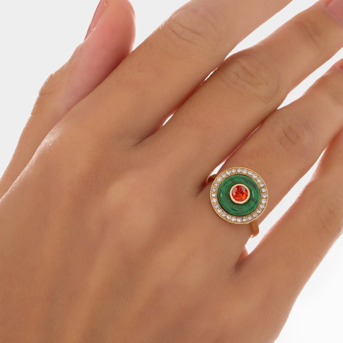 BOHO Earth Ring Medium#Gold_Yellow Gold