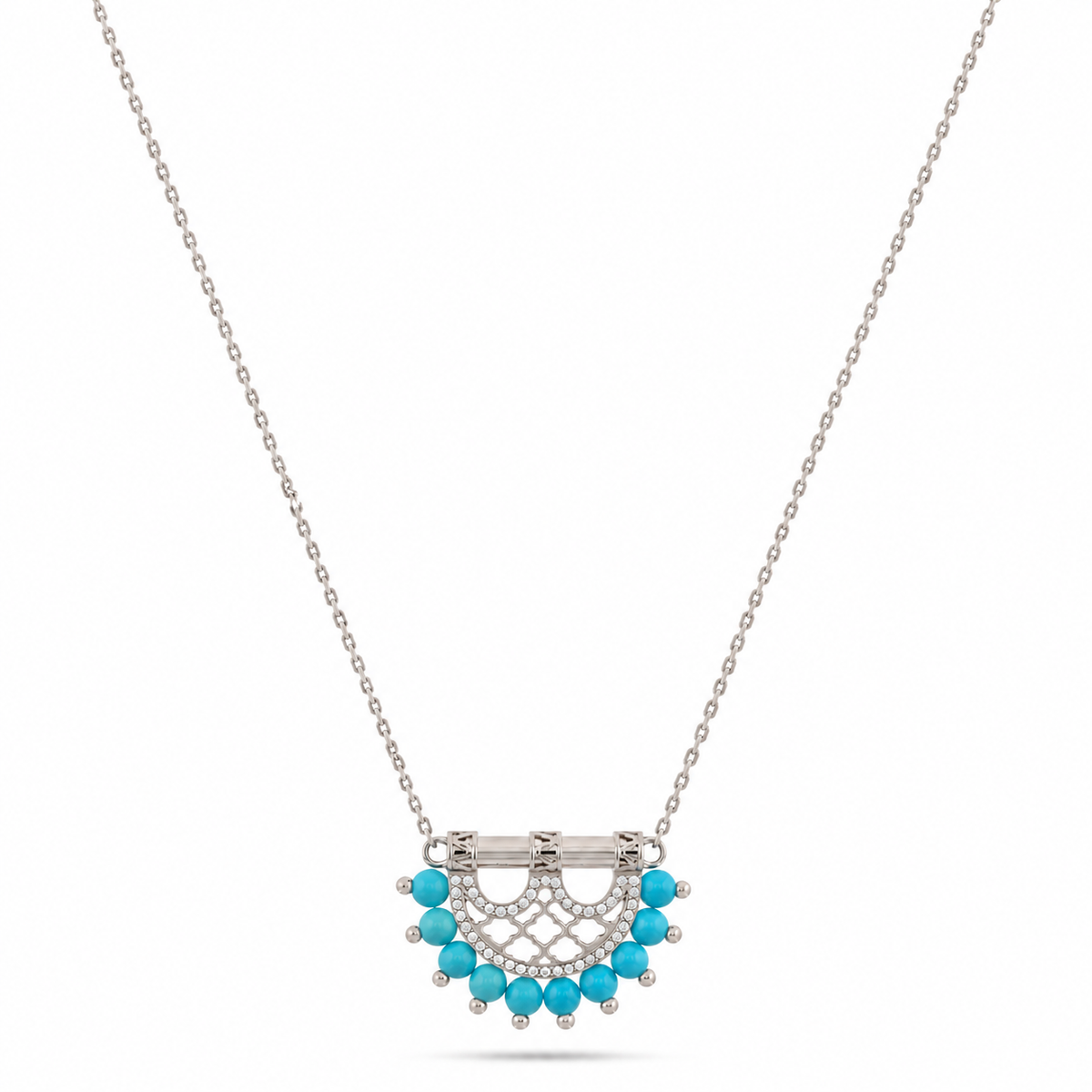Heritage Mini2 Border Diamond Pendant