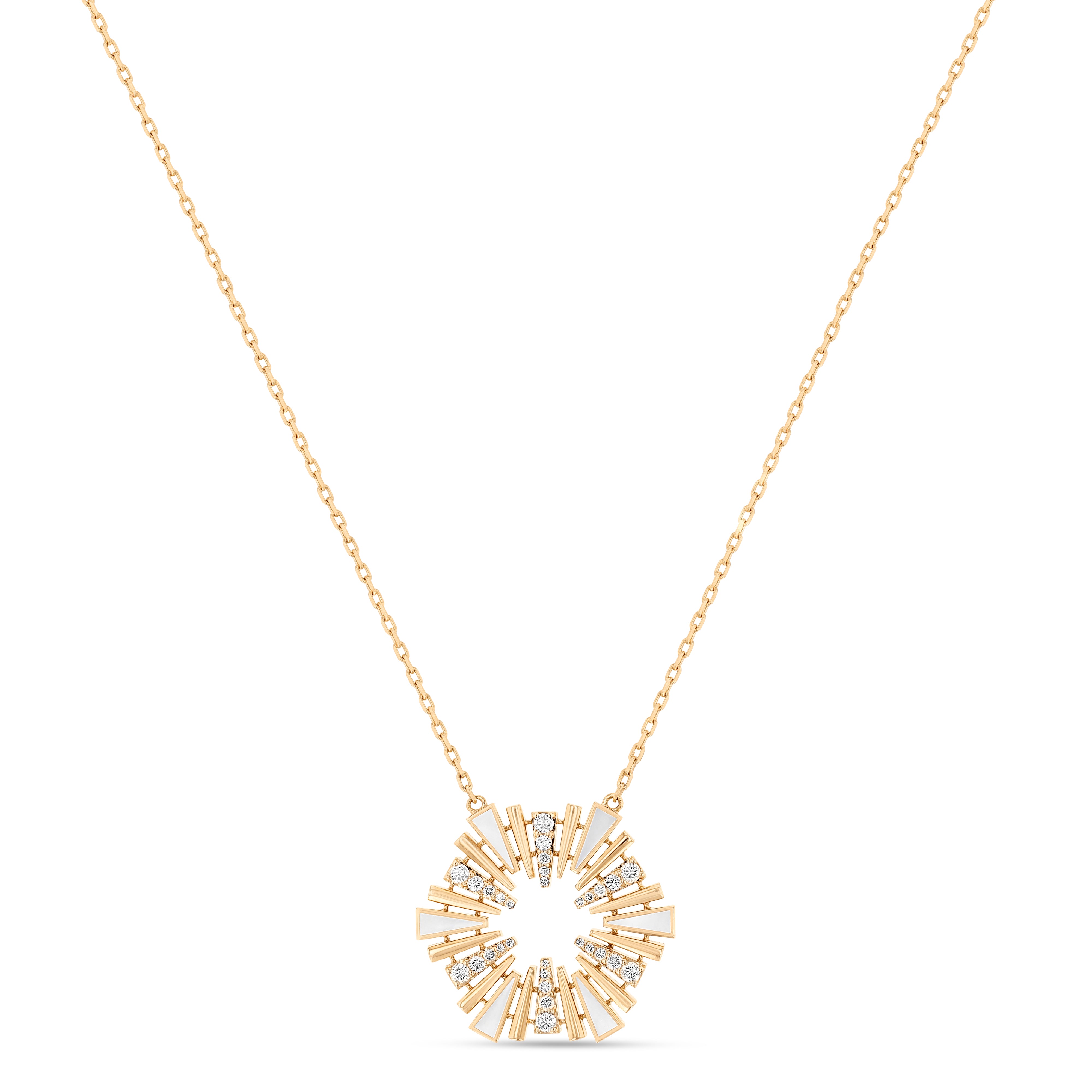 Al Fajr Shurooq Small Pendant Yellow Gold