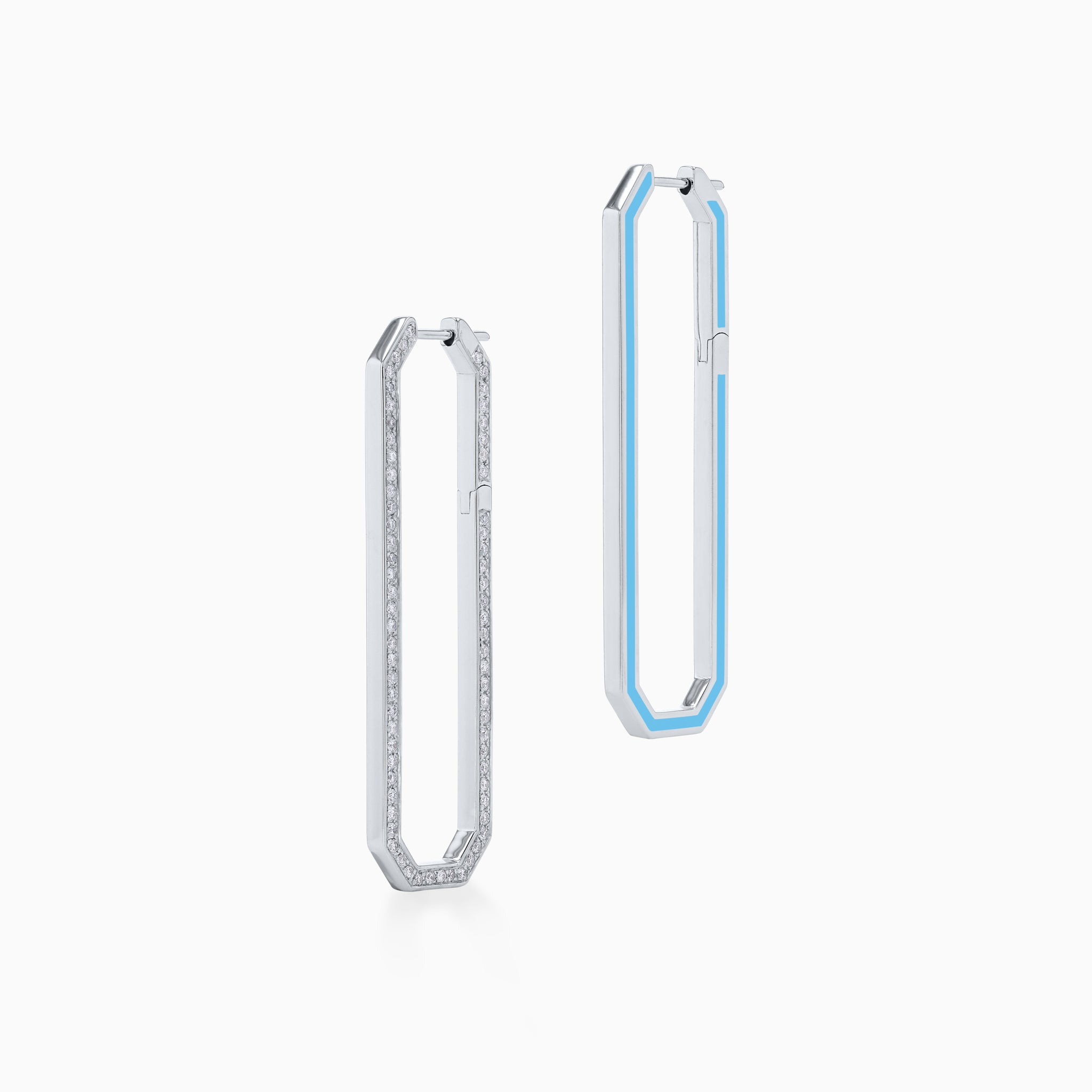 HEXA Chain Link Earrings Large