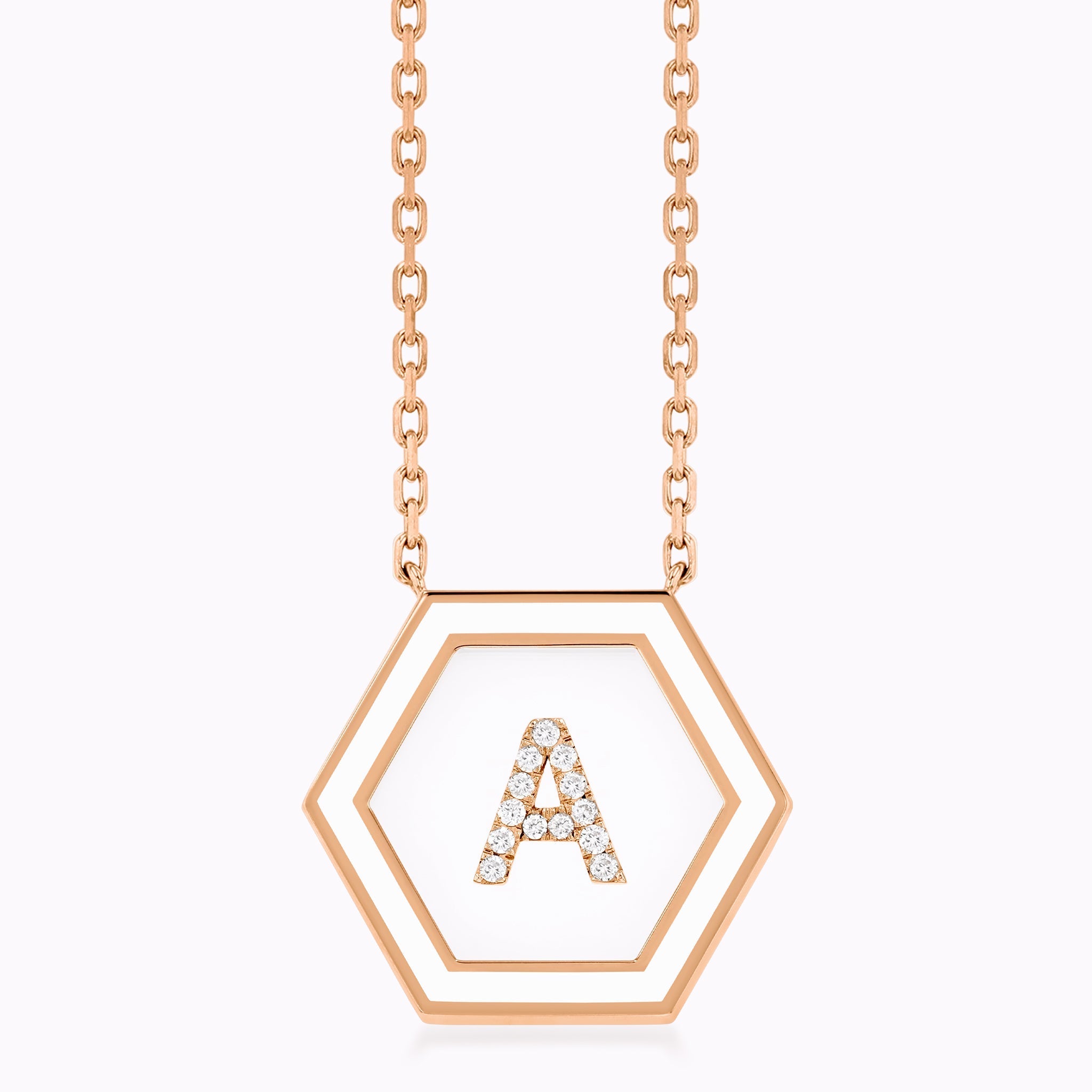 HEXA Letter A Necklace