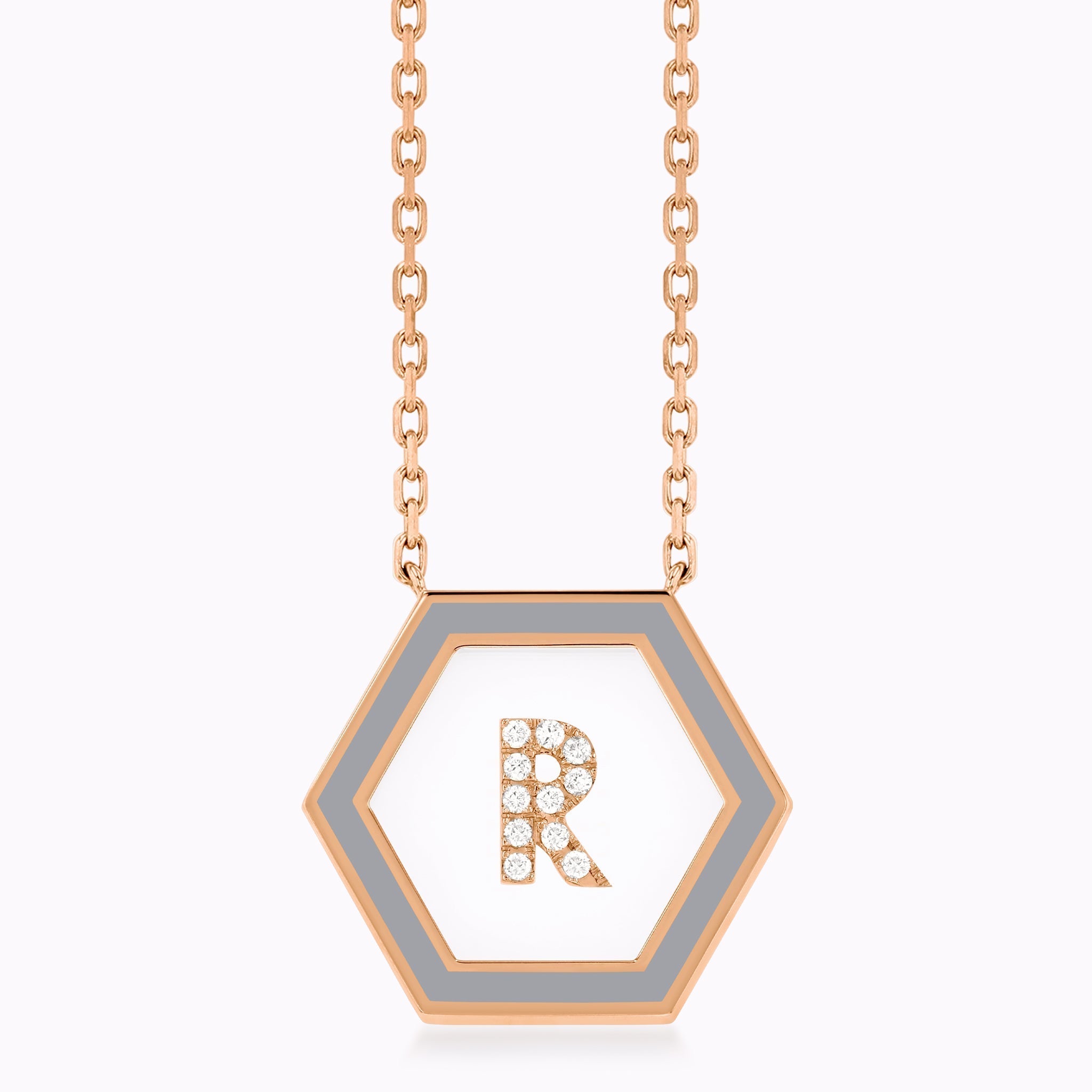 HEXA Letter R Necklace