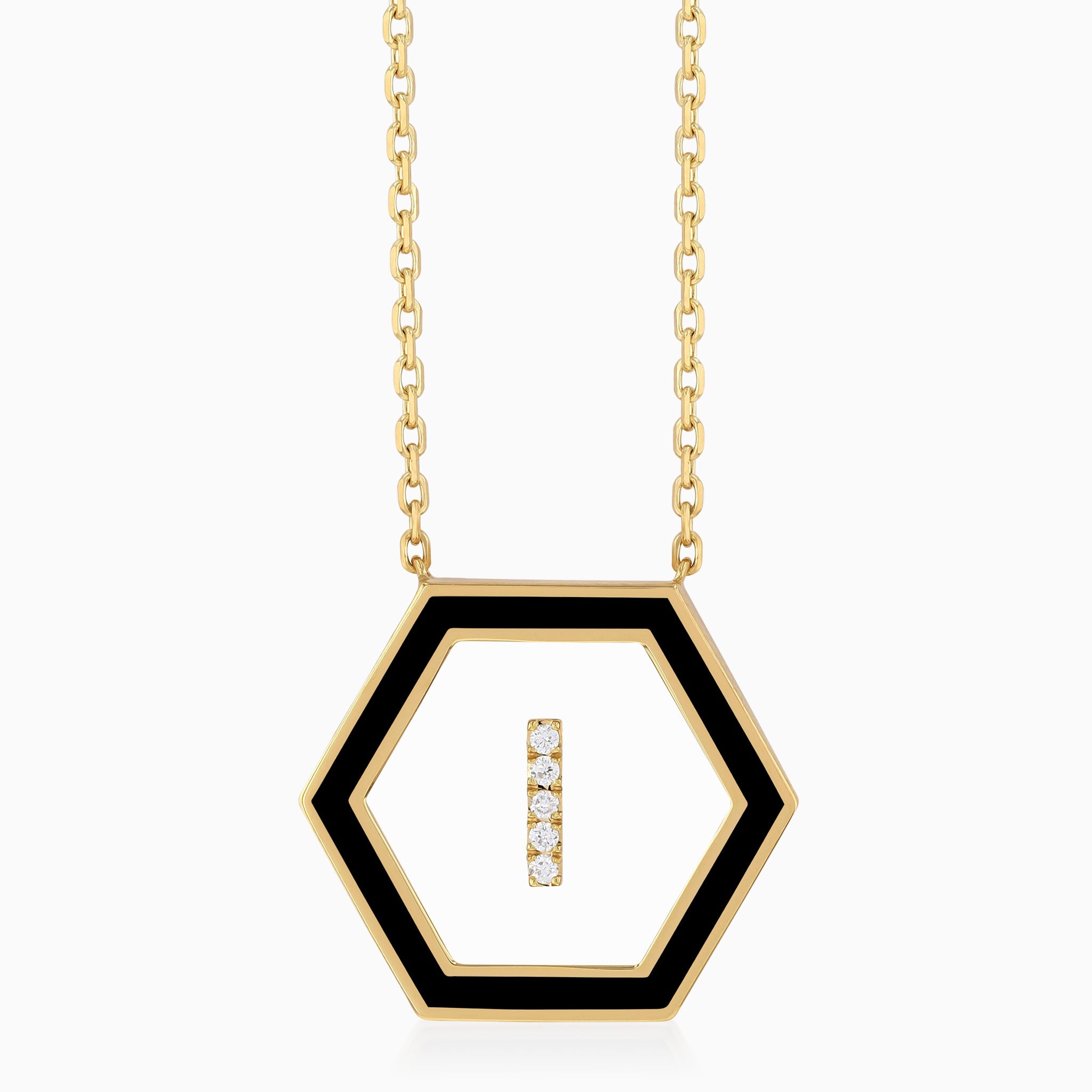 HEXA Letter I Necklace