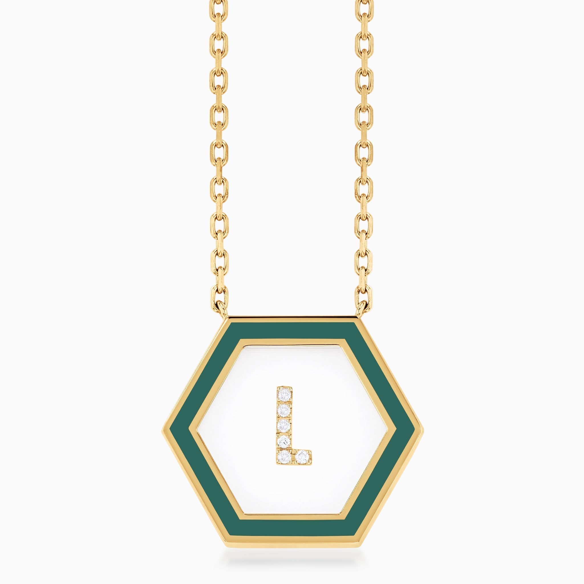 HEXA Letter L Necklace