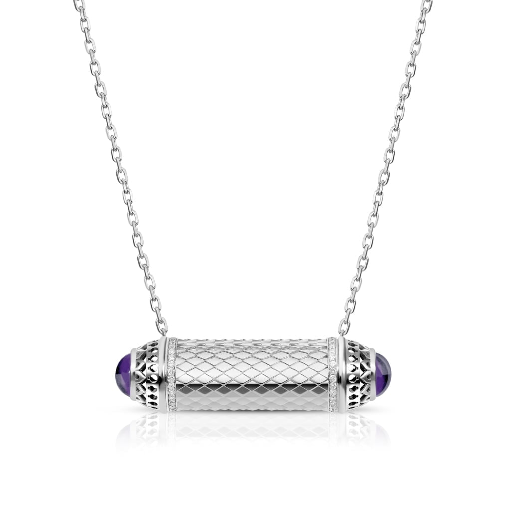 Harmony Large Pendant Border Diamond