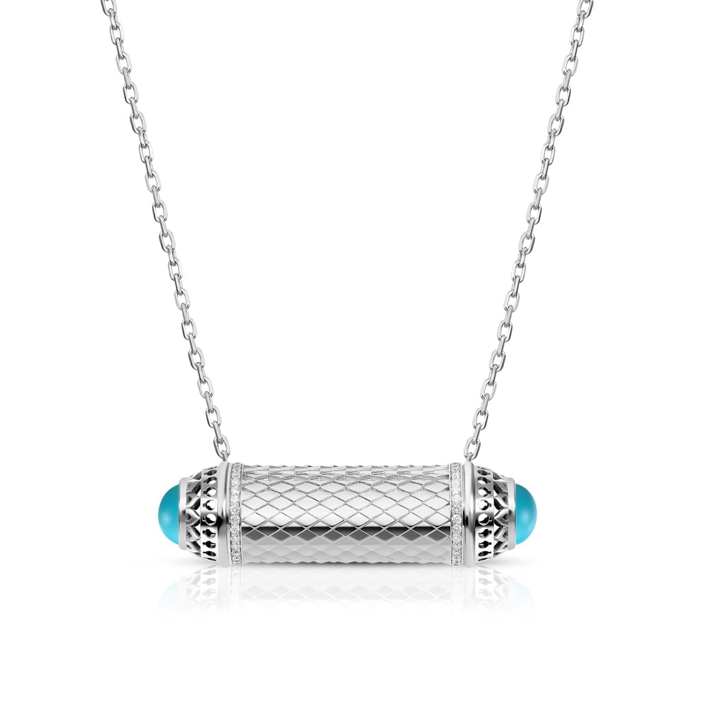 Harmony Large Pendant Border Diamond
