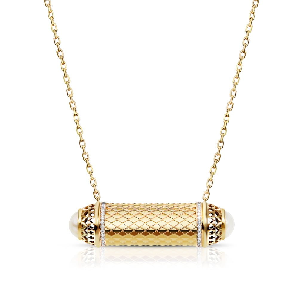 Harmony Large Pendant Border Diamond