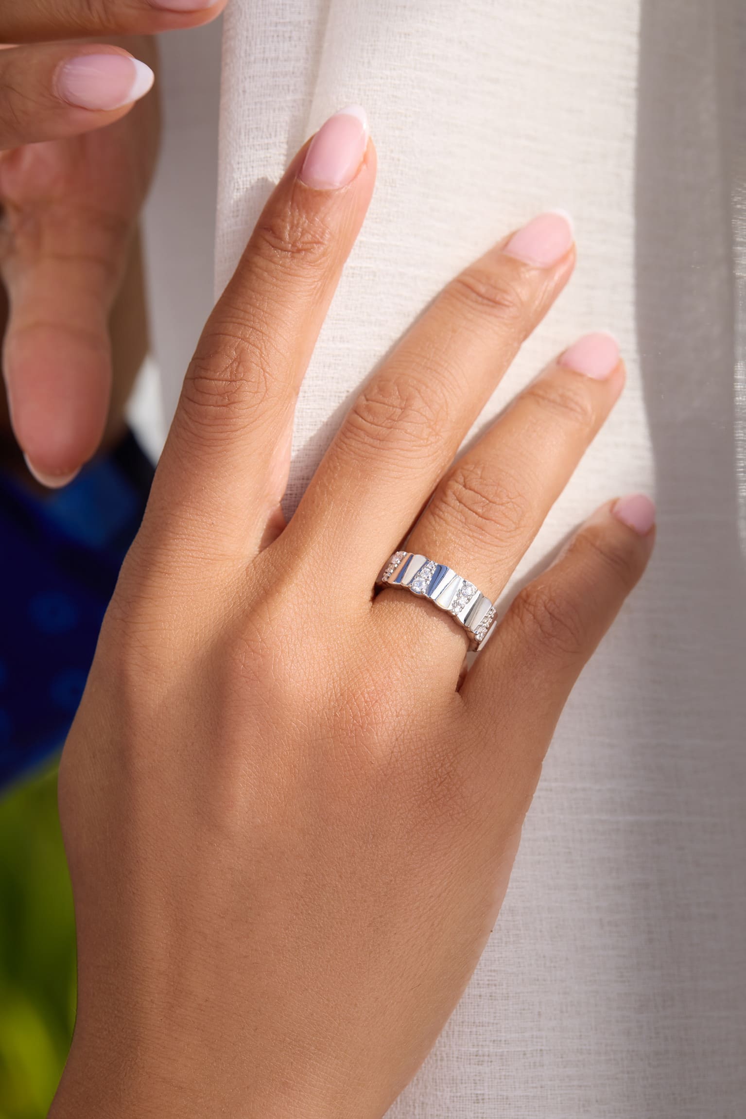 Al Fajr White Gold Ring