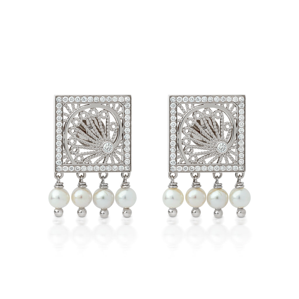 Al Mona Square Earrings