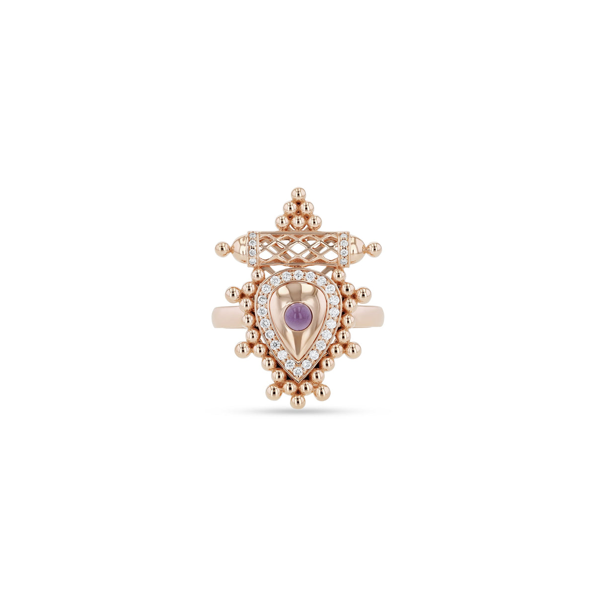 Al Qasr Small Ring - Pearl — Amethyst#Stone_Amethyst