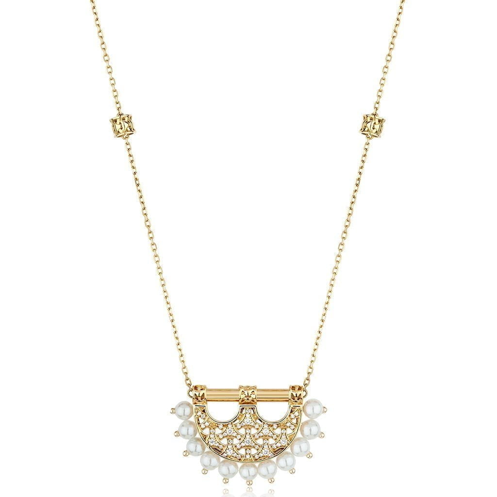Al Noor Heritage Pearl Pendant in Small Model - Misk Dubai,Necklaces, al-noor-heritage-pearl-pendant-in-small-model, , Misk Dubai, Misk, Misk Jewellery, Misk Jewelry, Gold, Emirati Gold, Emirati Design, Jewelry Emirati, Saudi Jewelry, Gold Saudi Arabia, Dubai, Abu Dhabi, Saudi Arabia, KSA, UAE, United Arab Emirates, 18kt, مجوهرات , مجوهرات مسك, مجوهرات اماراتية , دهب , سعودية ذهب
