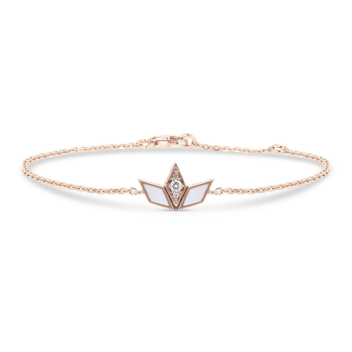Eternity 3Leaf Mother of Pearl Bracelet