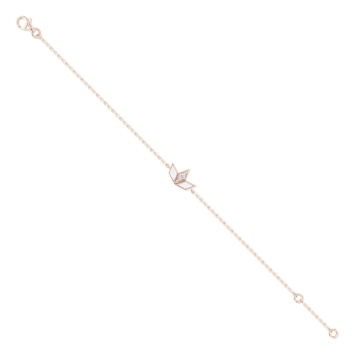 Eternity 3Leaf Mother of Pearl Bracelet