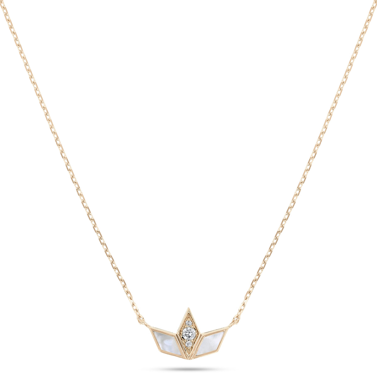 Eternity 3Leaf Mother of Pearl Pendant