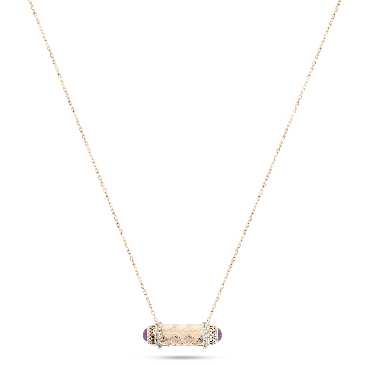 Harmony Micro Border Diamond Pendant