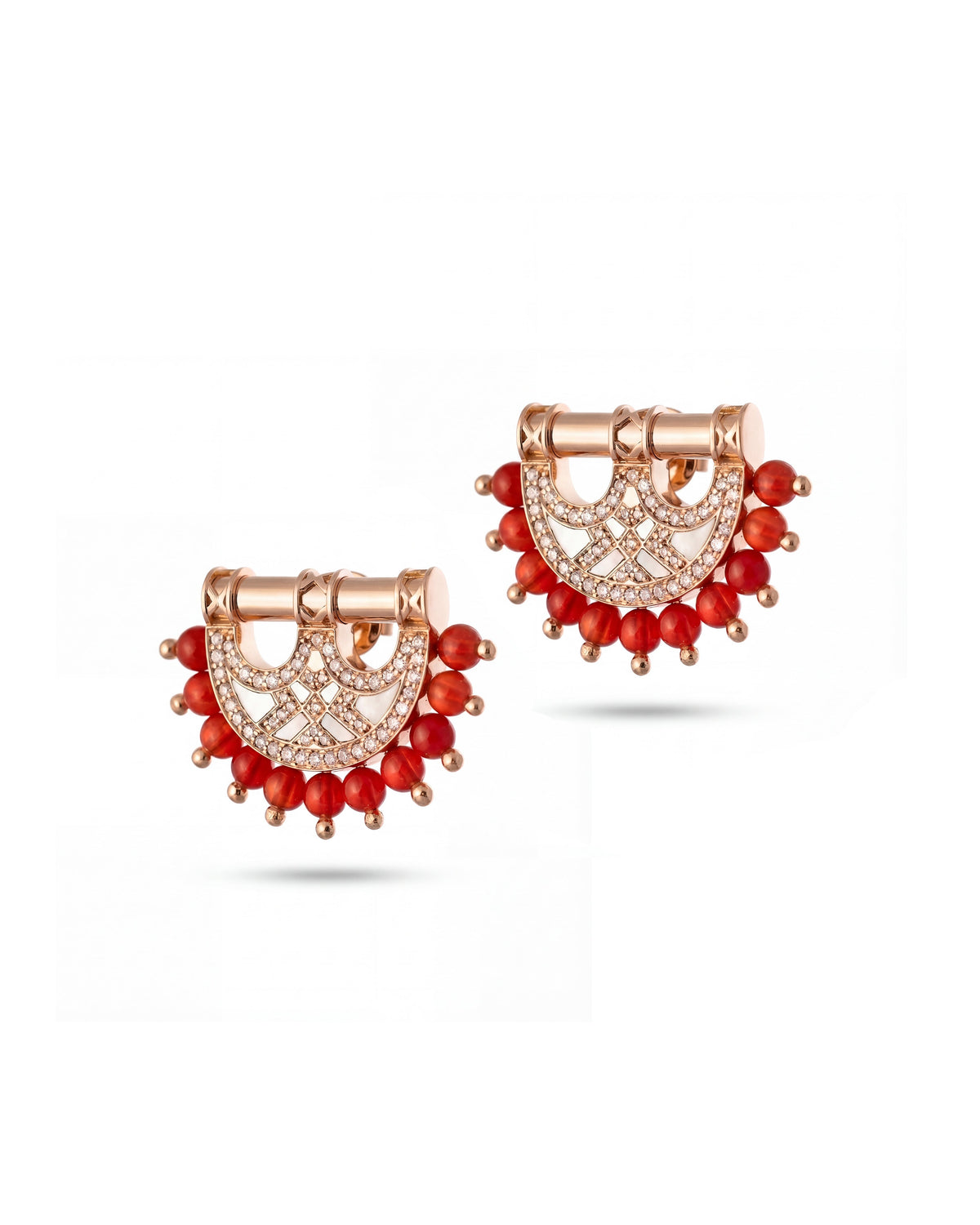 Heritage Mother of Pearl Earrings — Agate#Stone_Agate