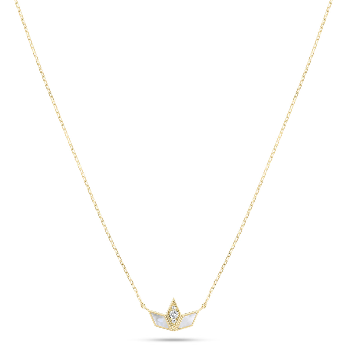 Eternity 3Leaf Mother of Pearl Pendant