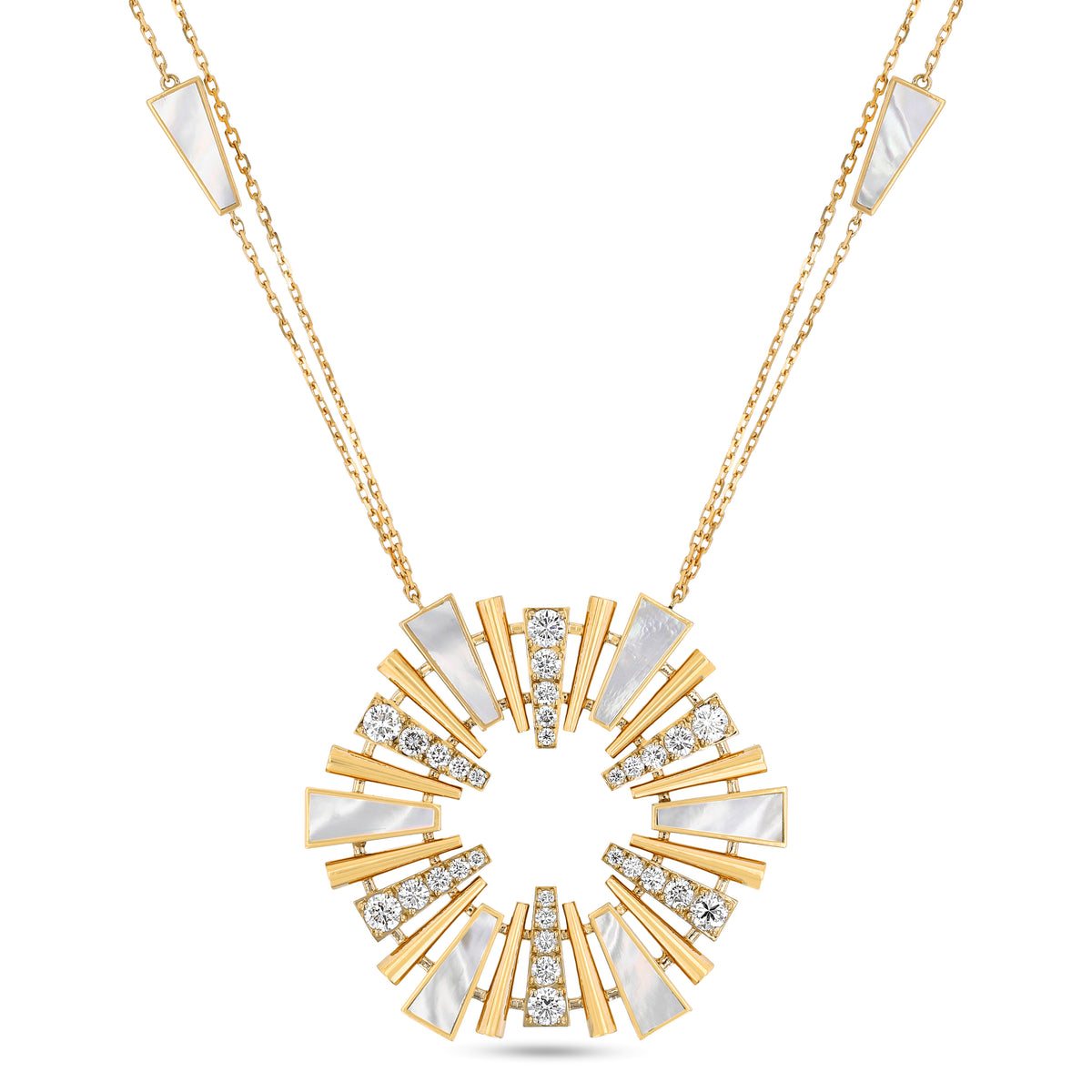 Al Fajr Shurooq Large Pendant Yellow Gold