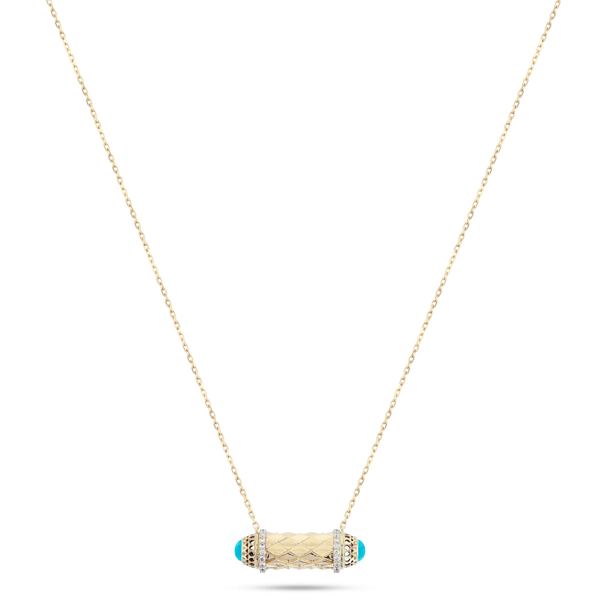 Harmony Micro Border Diamond Pendant