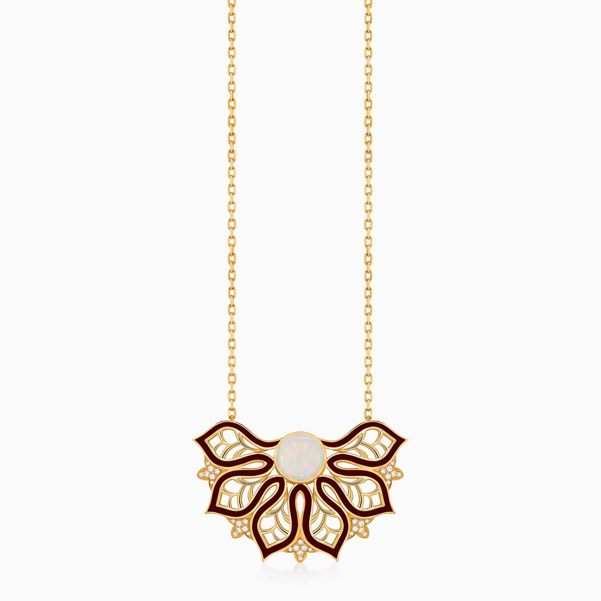 AURA Rise Necklace Extra Large#Gold_Yellow Gold