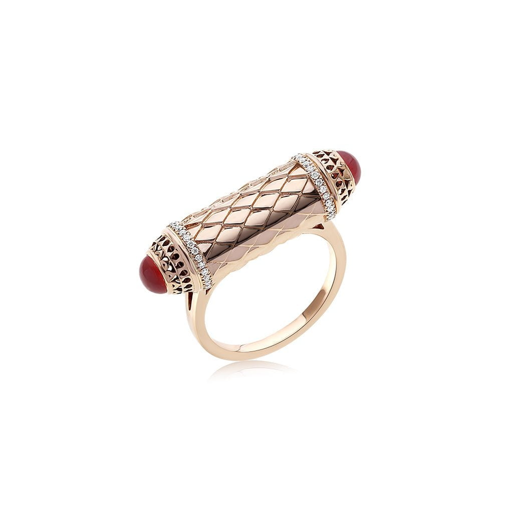 Al Noor Harmony Agate Ring - Misk Dubai,RINGS, al-noor-harmony-agate-ring-1, , Misk Dubai, Misk, Misk Jewellery, Misk Jewelry, Gold, Emirati Gold, Emirati Design, Jewelry Emirati, Saudi Jewelry, Gold Saudi Arabia, Dubai, Abu Dhabi, Saudi Arabia, KSA, UAE, United Arab Emirates, 18kt, مجوهرات , مجوهرات مسك, مجوهرات اماراتية , دهب , سعودية ذهب