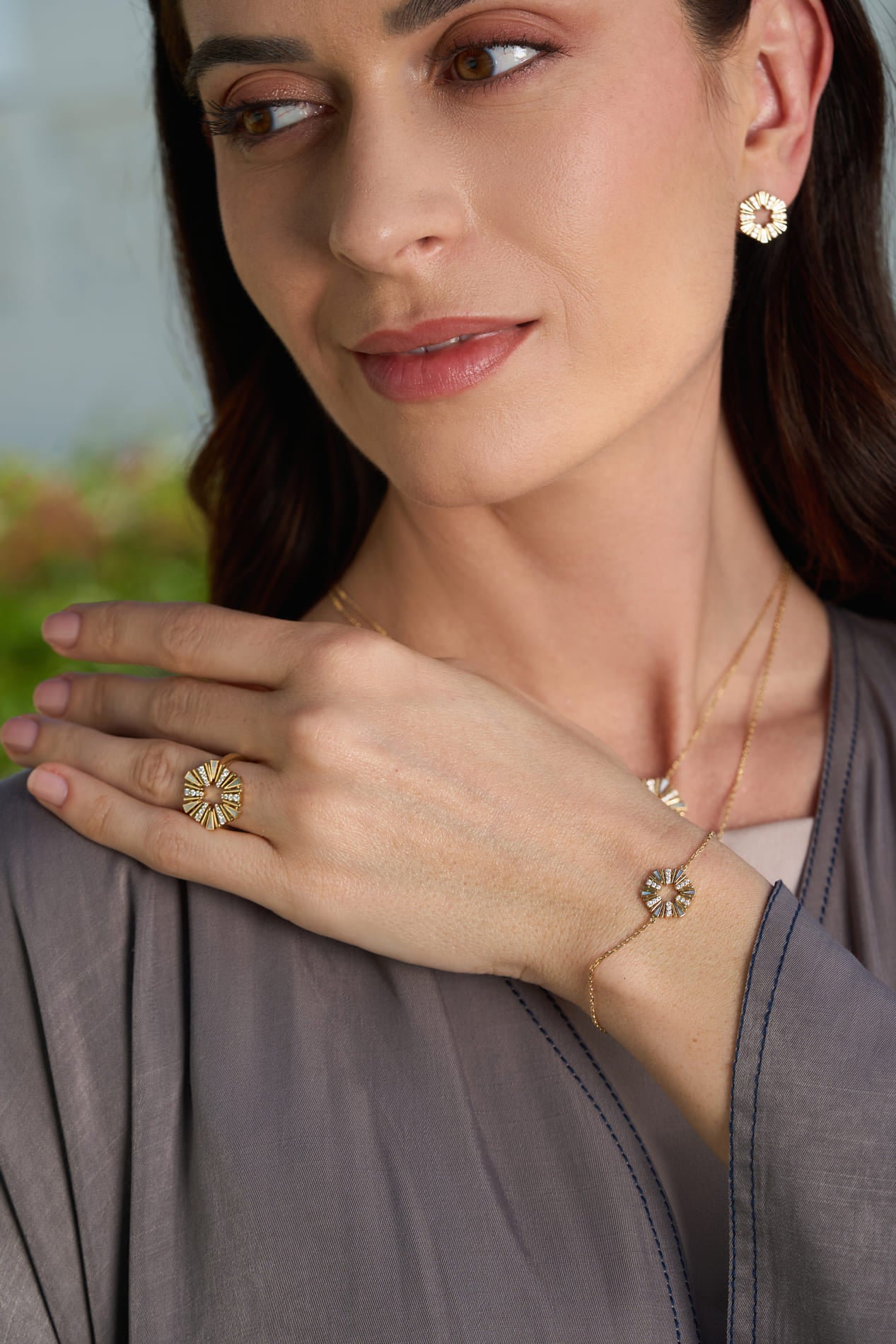 Al Fajr Shurooq Rose Gold Ring - Small