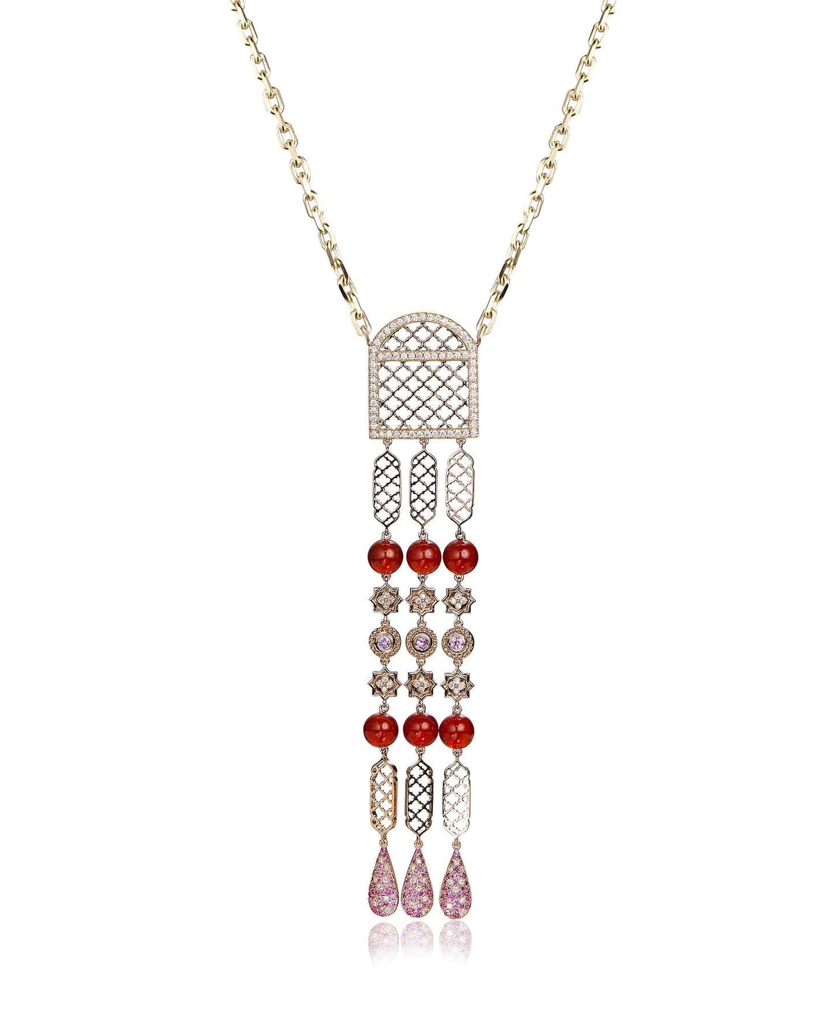 Heritage Drop Necklace in Agate