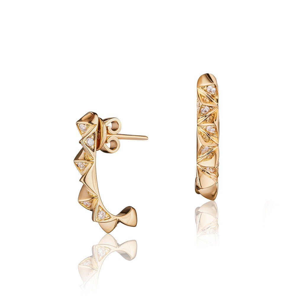 Tilal Small Earrings#Gold_Yellow Gold