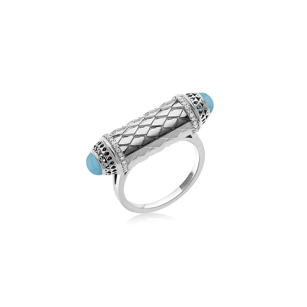 Al Noor Harmony Turquoise Ring - Misk Dubai,RINGS, al-noor-harmony-turquoise-ring-3, , Misk Dubai, Misk, Misk Jewellery, Misk Jewelry, Gold, Emirati Gold, Emirati Design, Jewelry Emirati, Saudi Jewelry, Gold Saudi Arabia, Dubai, Abu Dhabi, Saudi Arabia, KSA, UAE, United Arab Emirates, 18kt, مجوهرات , مجوهرات مسك, مجوهرات اماراتية , دهب , سعودية ذهب