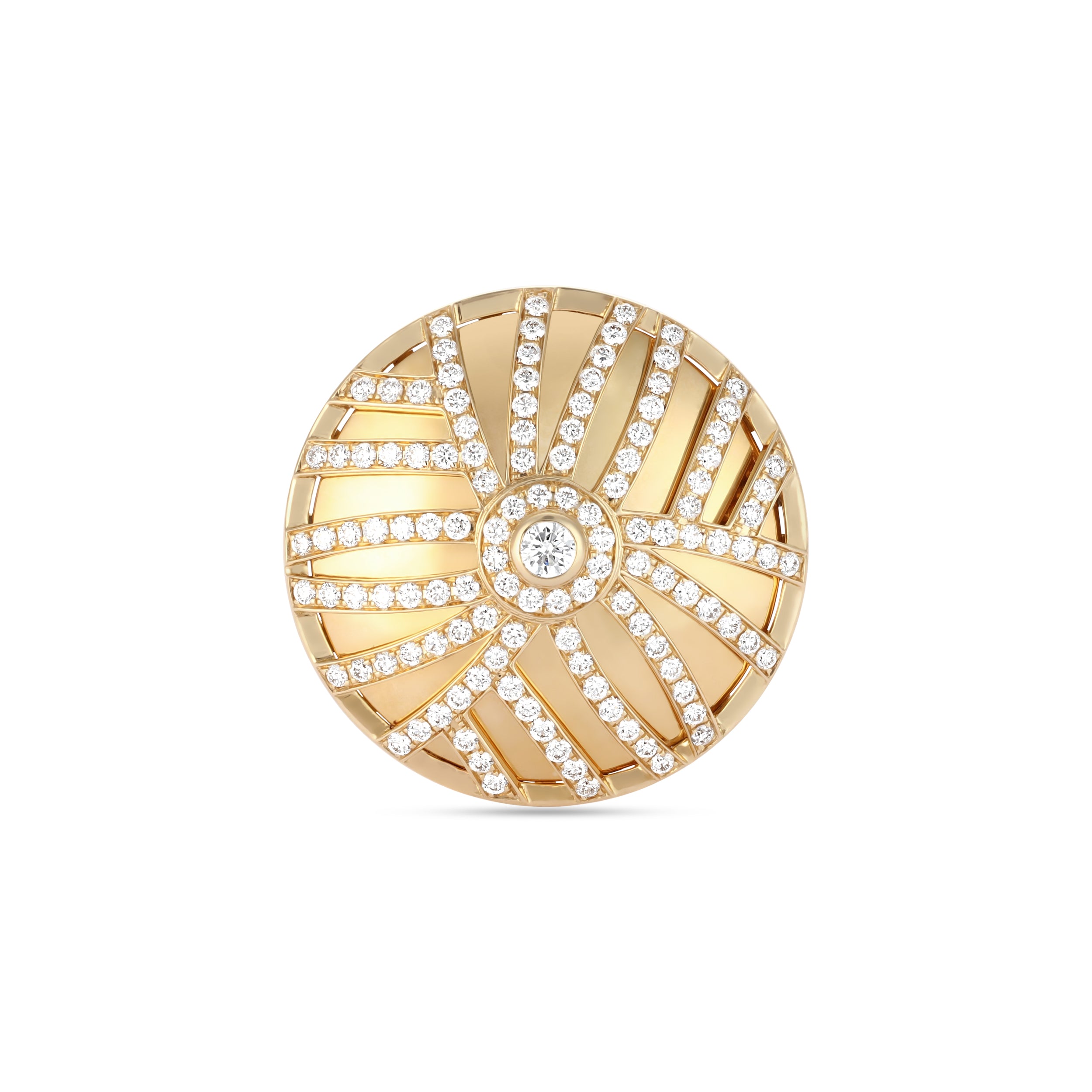 Palm Large Round Ring