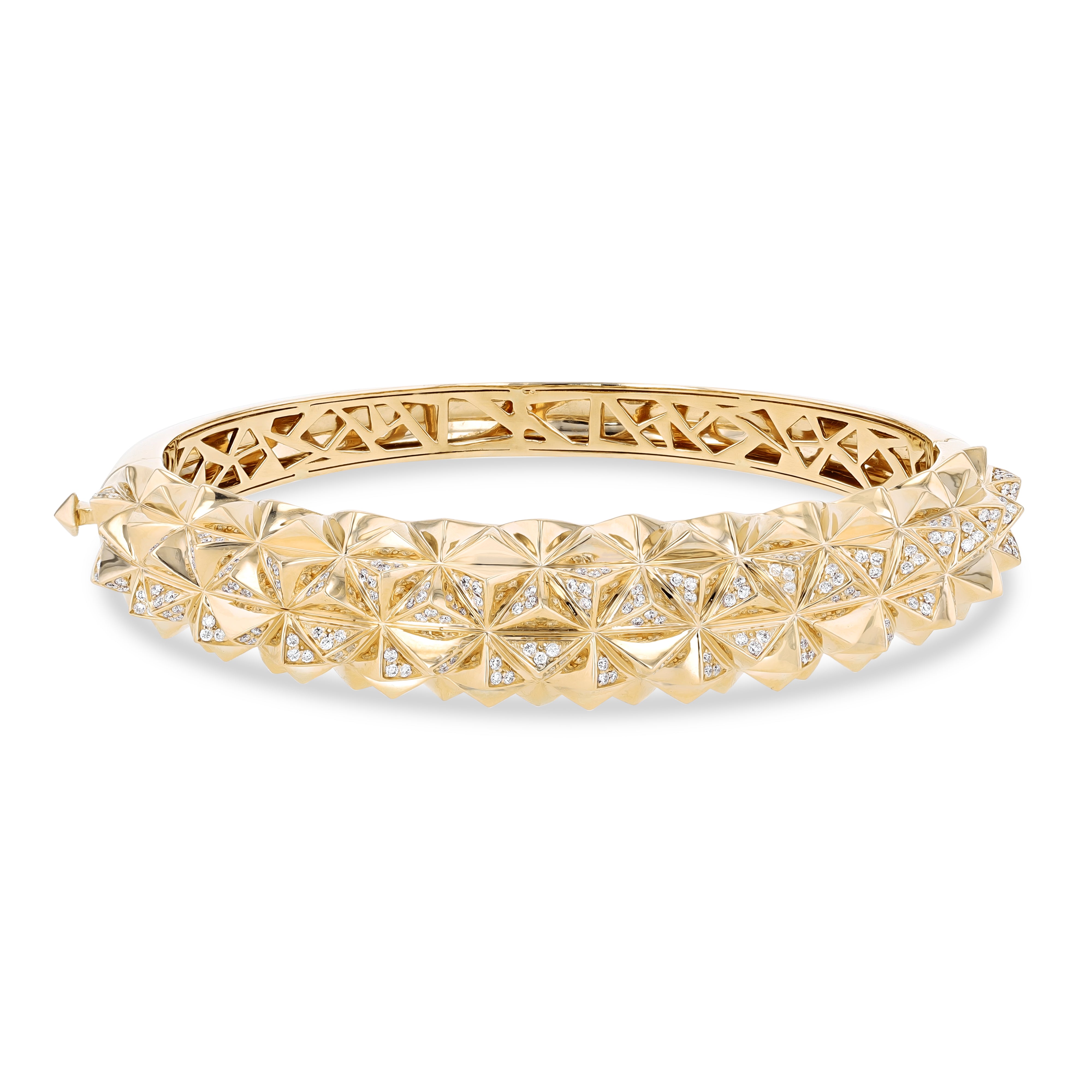 Tilal Radiance Bangle – Yellow Gold