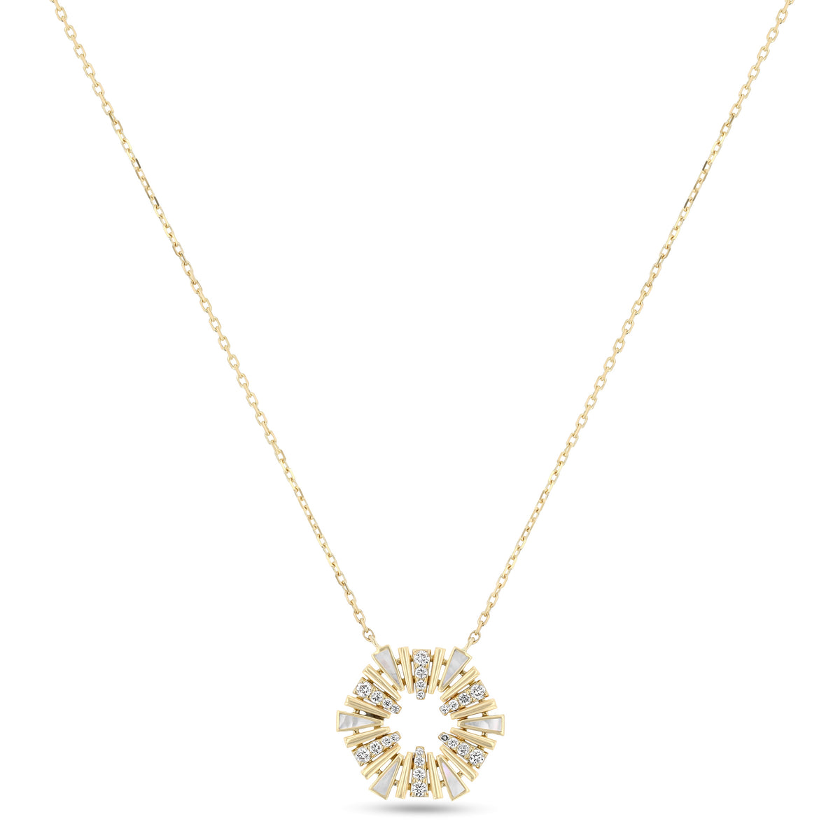 Al Fajr Mini Pendant#Gold_Yellow Gold