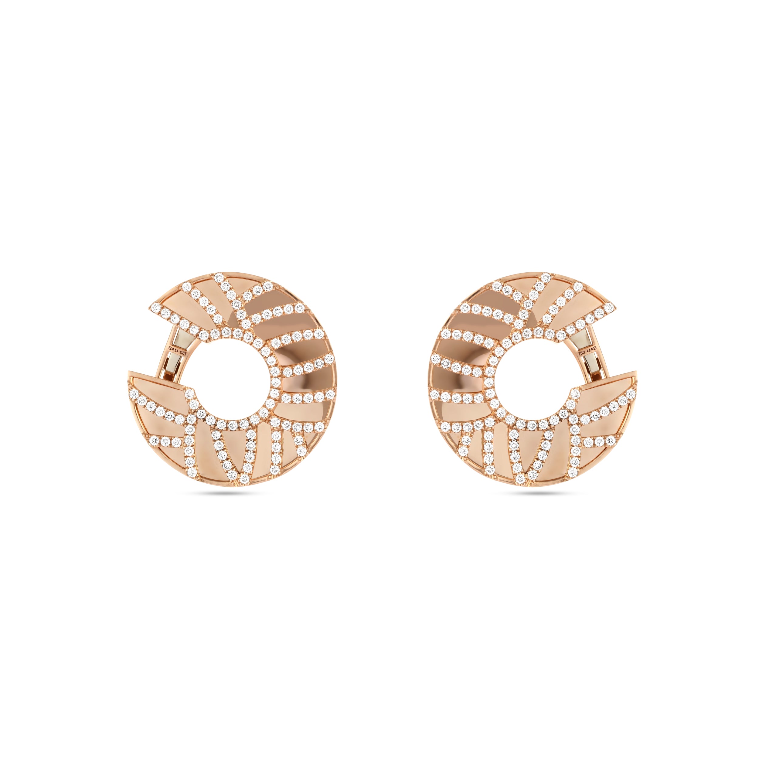 Palm Large Hoop Earrings