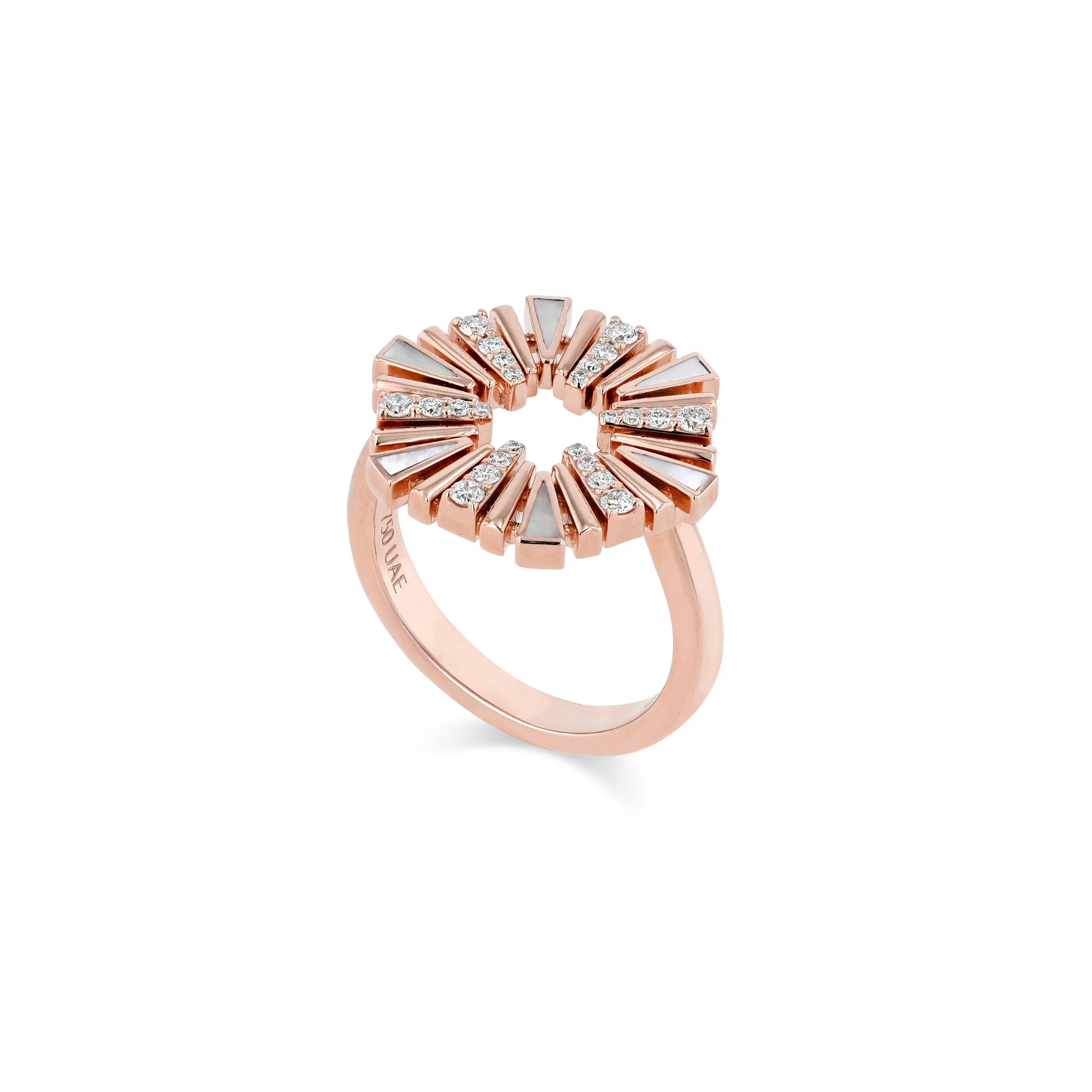 Al Fajr Shurooq Rose Gold Ring - Small