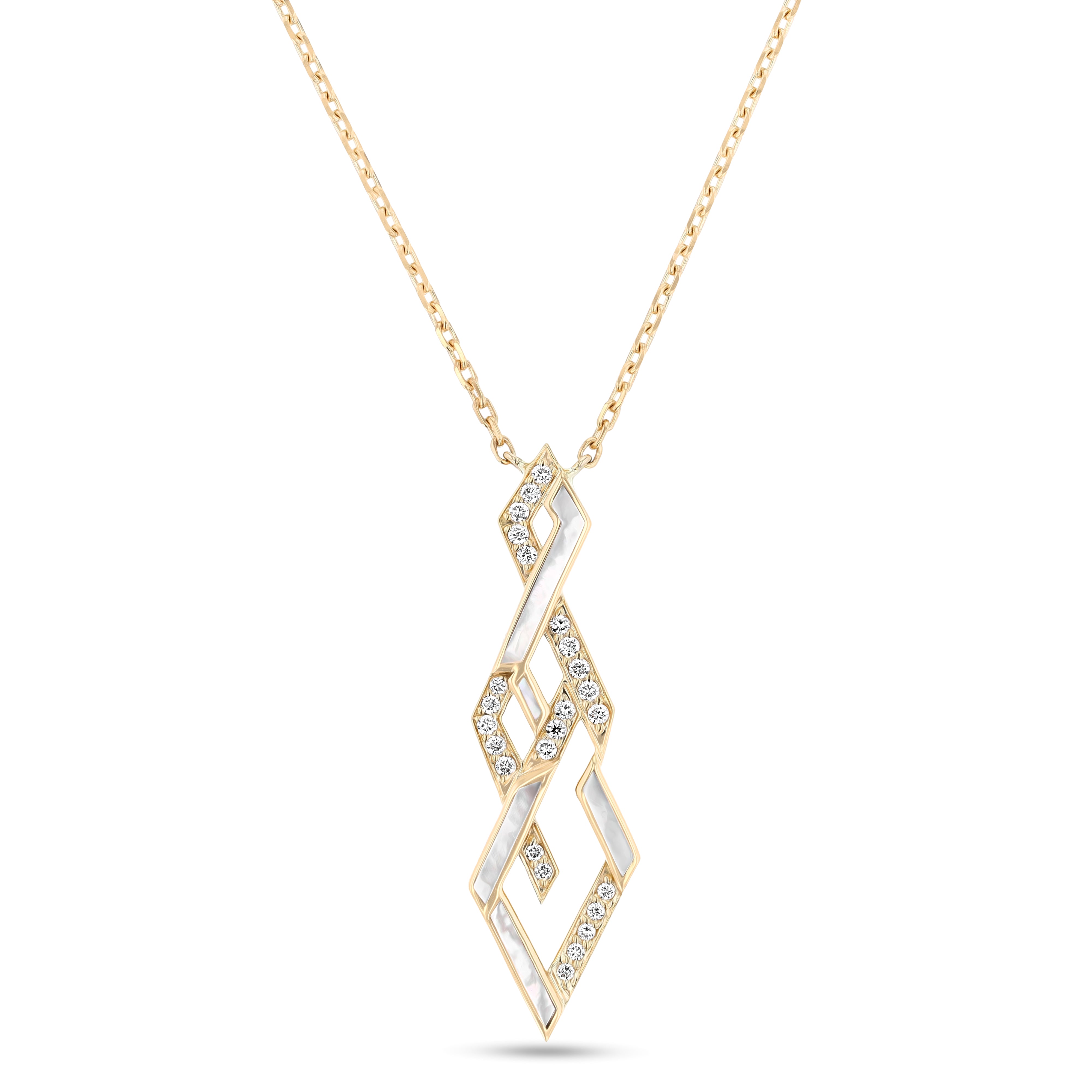 Eternity Noor Drop Pendant – Yellow Gold