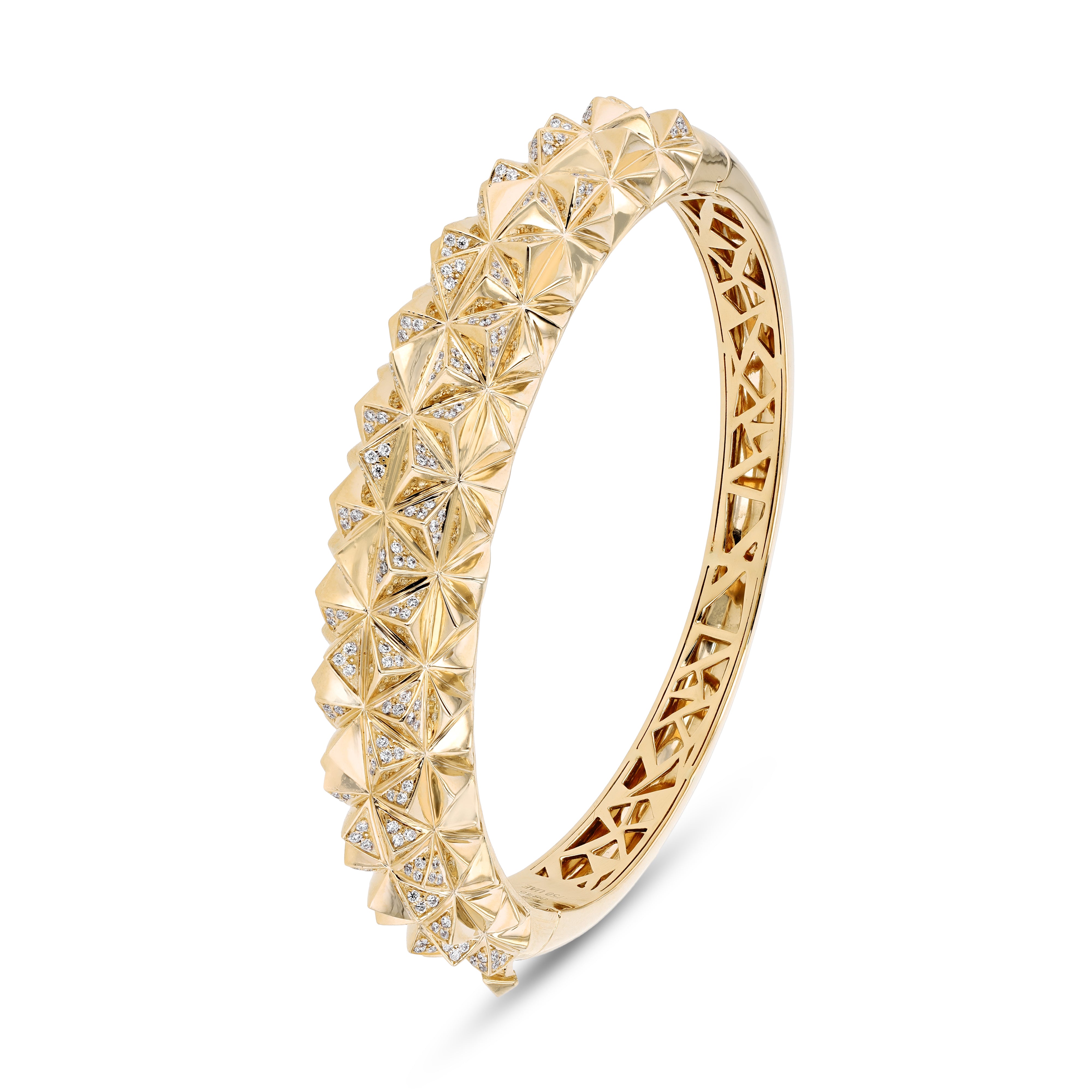 Tilal Radiance Bangle – Yellow Gold