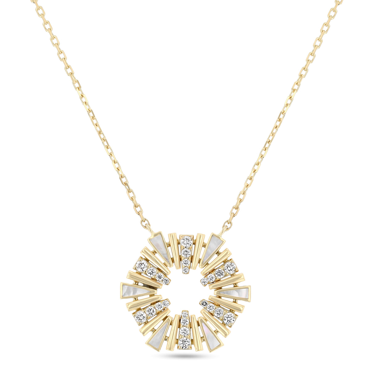 Al Fajr Mini Pendant#Gold_Yellow Gold